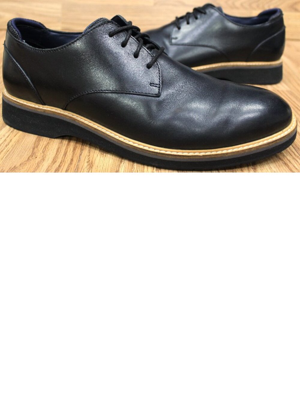 COLE HAAN Osborn Grand 360 Plain Toe Oxford Black (C33388) Sz 9.5 | 9 1/2 M